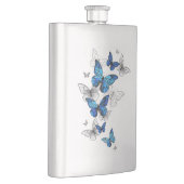 Flasque Papillons volants bleus Morpho (Droite)