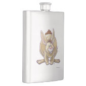 Flasque Parade animalière sur lapin mignon (Droite)