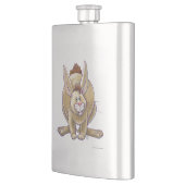 Flasque Parade animalière sur lapin mignon (Gauche)