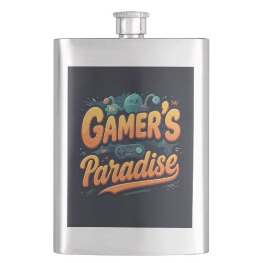 Flasque Paradise des Gamer (devant)