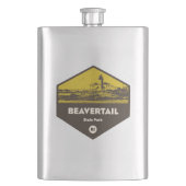 Flasque Parc d'état de Beavertail Rhode Island (devant)