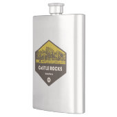 Flasque Parc d'état de Castle Rocks Idaho (Gauche)