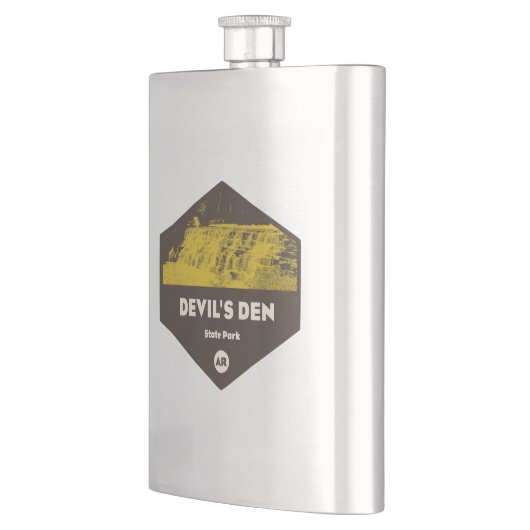 Flasque Parc d'état de Devil's Den Arkansas (Gauche)