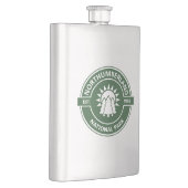 Flasque Parc national de Northumberland Sun Trees (Droite)