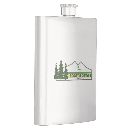 Flasque Parc national des Rocheuses Grandes vertes (Droite)