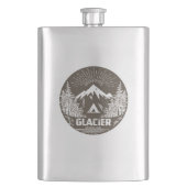 Flasque Parc national du Glacier (devant)