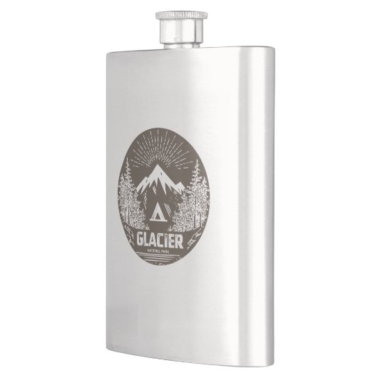 Flasque Parc national du Glacier (Gauche)