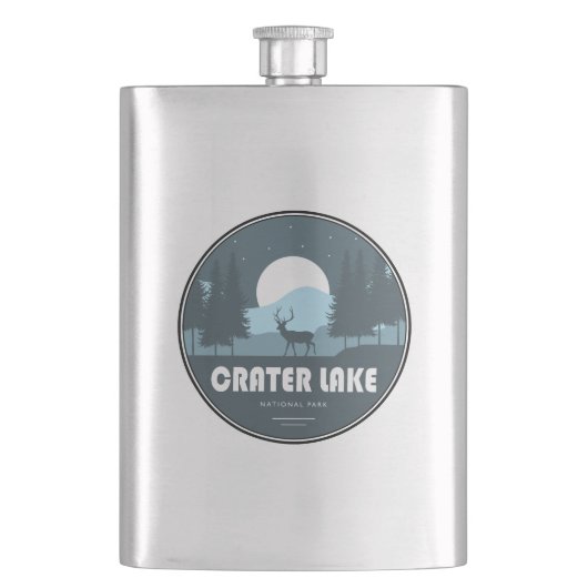 Flasque Parc national du lac Crater Deer (devant)