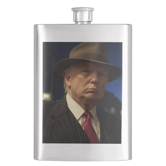 Flasque Parrain de l'Amérique Don J. Trump (devant)