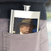 Flasque Parrain de l'Amérique Don J. Trump (En situation)