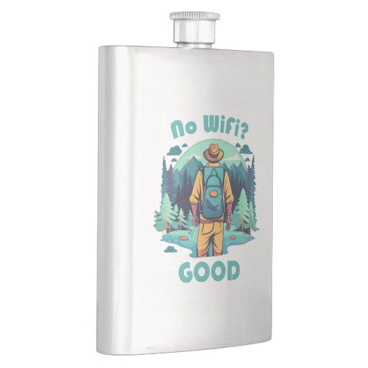 Flasque Pas de Wifi Bon Backpacker (Droite)