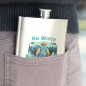 Flasque Pas de Wifi Bon Routard (En situation)