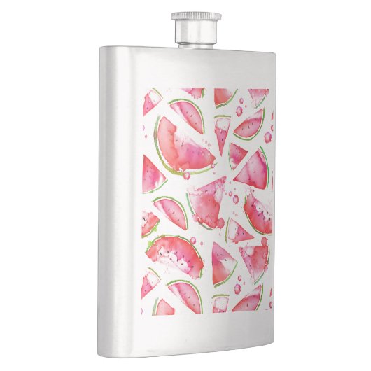 Flasque Pastèque à l'aquarelle 1 (Droite)