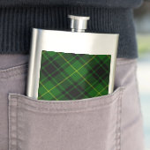 Flasque Pâte verte de tartan MacArthur (En situation)