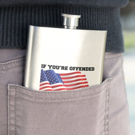 Flasque patriote américain (En situation)