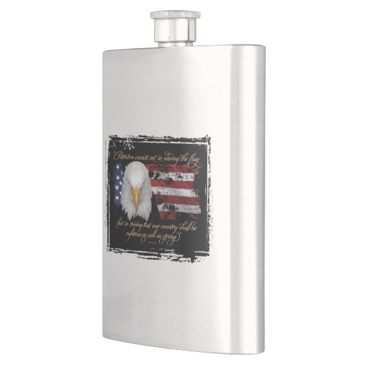 Flasque Patriotisme juste (Gauche)