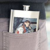 Flasque Paul Cezanne - Garçon dans la veste rouge (En situation)