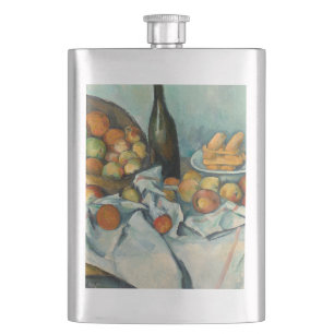Flasque Paul Cezanne Panier de Pommes Nature morte vintage