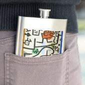 Flasque Paul Klee Rich Harbour Expressionnisme Abstrait (En situation)