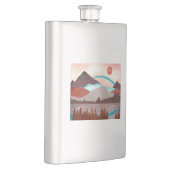 Flasque Paysage Blue Rainbow (Droite)