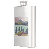 Flasque Paysage du lac Red Sky (Gauche)