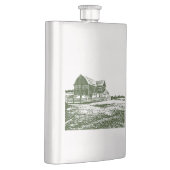 Flasque Paysage rural maison de ferme de style coupe (Droite)