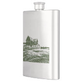 Flasque Paysage rural maison de ferme de style coupe (Gauche)