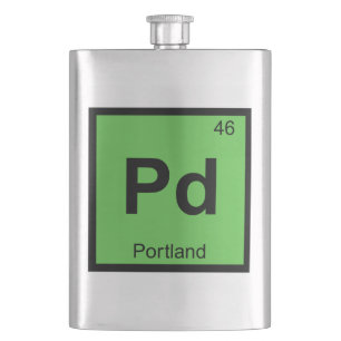 Flasque Pd - Portland Oregon Chimie Tableau Périodique