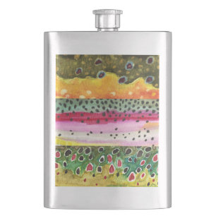 Flasque Pêche à la truite