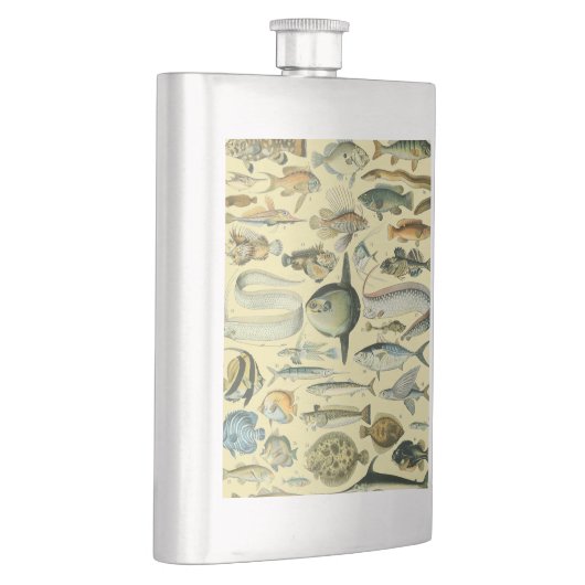 Flasque Pêche scientifique vintage (Droite)