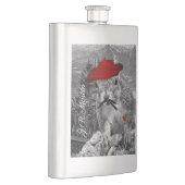 Flasque Peintre français en écureuil de Beret Rouge (Droite)