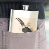 Flasque Peinture animalière d'antiquités Toucans (En situation)