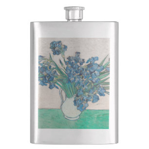 Flasque Peinture impressionniste Vase Iris de Van Gogh