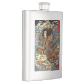 Flasque Peinture japonaise samouraï vintage d'Ukiyo-e (Droite)