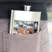 Flasque peinture murale scottish fold (En situation)