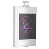 Flasque pentagramme violet yaie (Droite)
