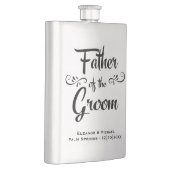 Flasque Père du marié - cadeau drôle de noce (Droite)