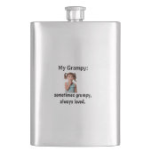 Flasque Personalized Granddaughter Grandpa Photo (devant)