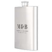 Flasque Personalized Monogrammed Initials Wedding Favors (Gauche)