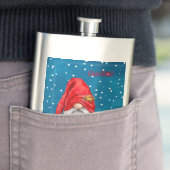 Flasque Personnalisable Père Noël (En situation)