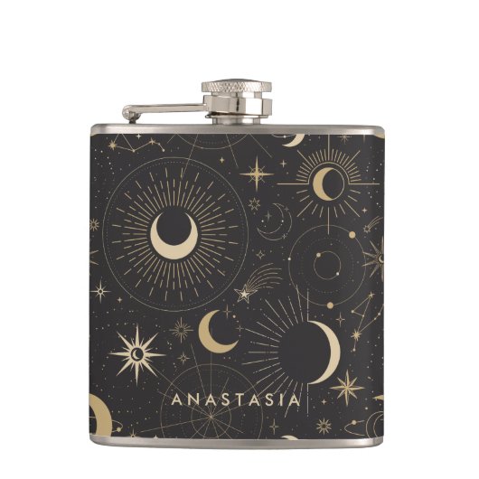 Flasque Personnalisé d'Astronomie Céleste (Devant)