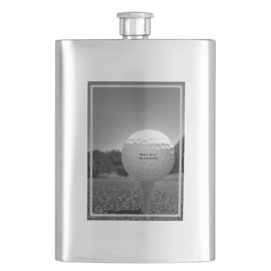 Flasque Personnaliser le thème de golf Flask Classique (devant)