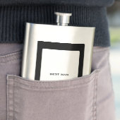 Flasque Personnaliser Meilleur Homme Classique (En situation)