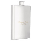 Flasque personnaliser texte Mariage cadeaux faveurs (Droite)