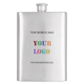 Flasque Personnaliser votre entreprise Logo Texte Demande (devant)