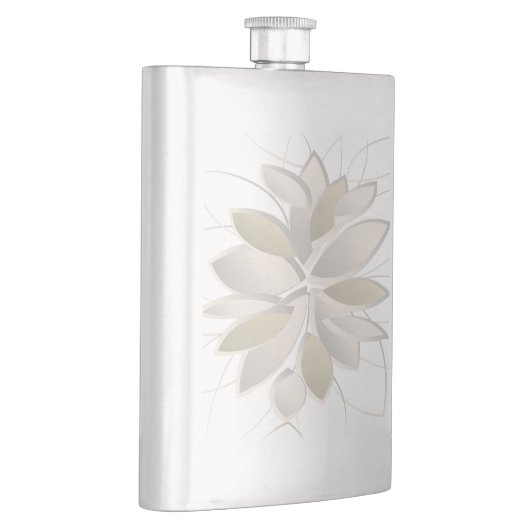 Flasque pétales de pierre blanche (Droite)