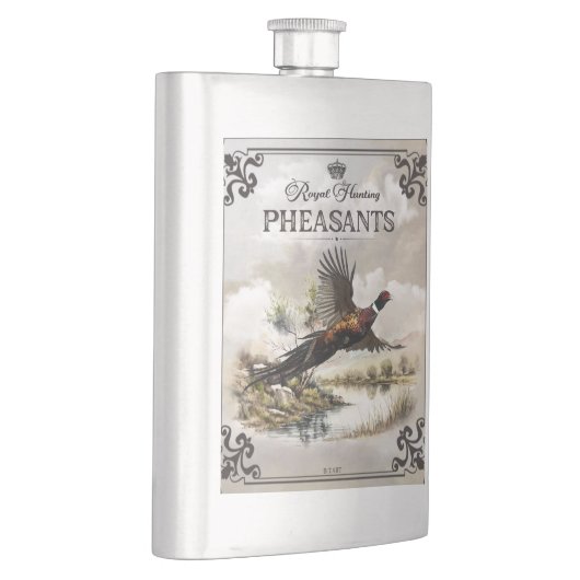 Flasque Phéasants, Chasse royale (Droite)