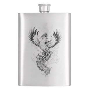 Flasque Phoenix Imaginaire animal sauvage Illustration Art