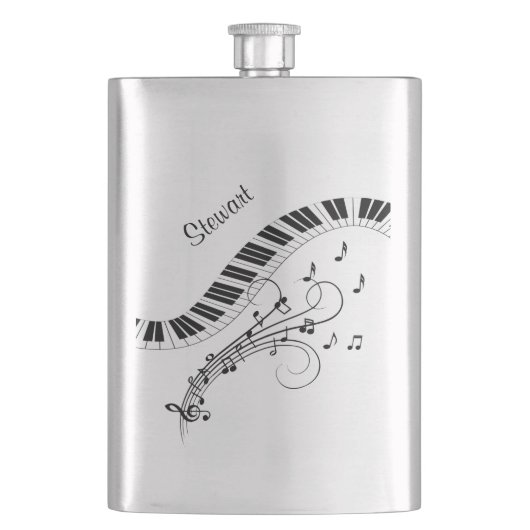 Flasque Piano Keyboard Music Design Personnel (devant)