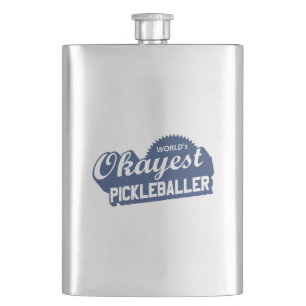 Flasque Pickleballer le plus Okayest dans le monde